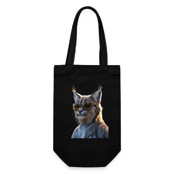 Lynx Chat sauvage Grands chats Chats Mignon Lynx - Sac à bouteille - noir - Devant