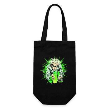 Mad Scientist Chemist Laboratory Cool - Gift Bag for Bottles - black - Front