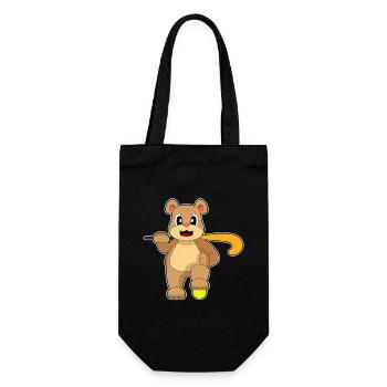 Bear Bâton de hockey sur gazon - Sac à bouteille - noir - Devant