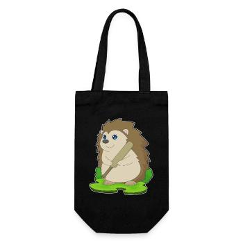 hérisson cricket cricket batte - Sac à bouteille - noir - Devant