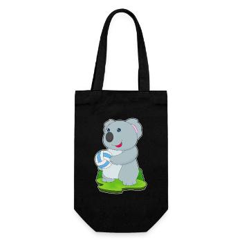 Koala Volleyball Player Volleyball - Gift Bag for Bottles - black - Front
