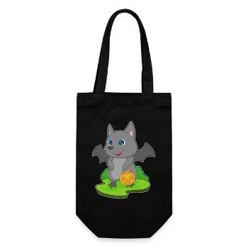 Chauve-souris Halloween Citrouille - Sac à bouteille - noir - Devant