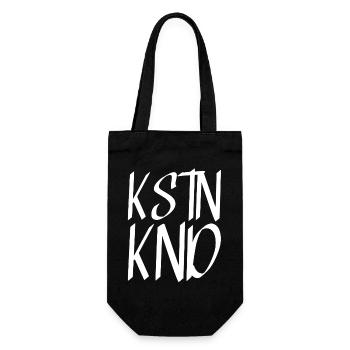 Kstnknd - Geschenkbeutel für Flaschen - Schwarz - Vorne