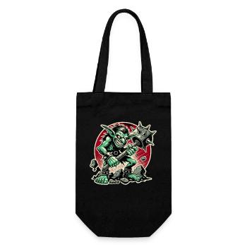 Vilain avec un gros marteau - Sac à bouteille - noir - Devant