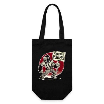 Gorille avec pancarte : les prix du kebab baissent ! - Sac à bouteille - noir - Devant