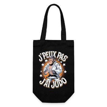 J' peux pas j'ai judo - Sac à bouteille - noir - Devant