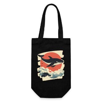 Baleine Rétro - Sac à bouteille - noir - Devant