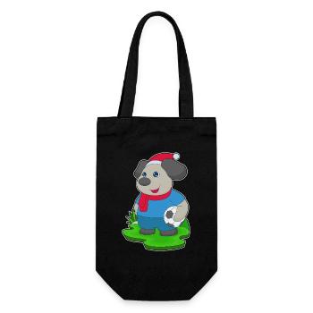 Chien Noël Football - Sac à bouteille - noir - Devant