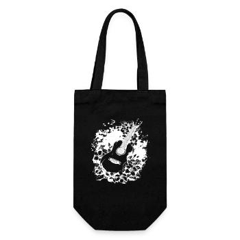 Funny Ukulele - Gift Bag for Bottles - black - Front