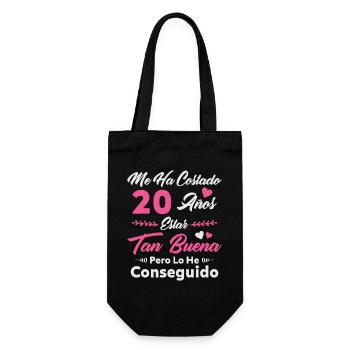 It Has Taken Me 20 Years 20 Birthday Women - Gift Bag for Bottles - black - Front