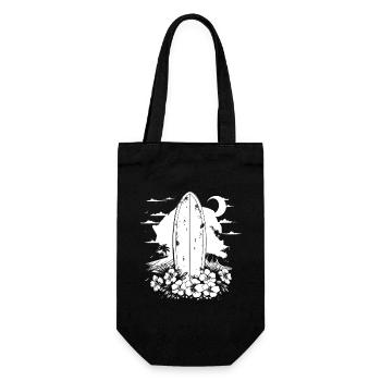 Planche de surf - Sac à bouteille - noir - Devant