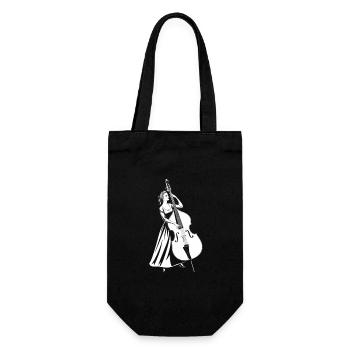 Contrebassiste élégant Contrebasse - Sac à bouteille - noir - Devant