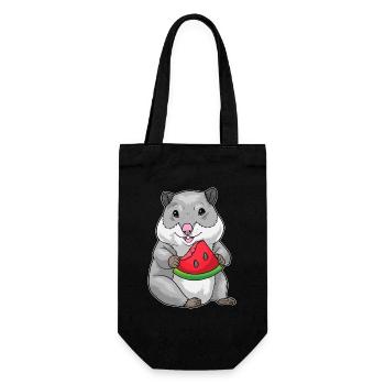 Hamster Pastèque - Sac à bouteille - noir - Devant