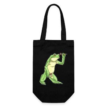 Frog Dart Dart - Gift Bag for Bottles - black - Front