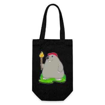 Mole Torch - Gift Bag for Bottles - black - Front