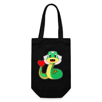 Serpent Mariée Coeur Mariage - Sac à bouteille - noir - Devant