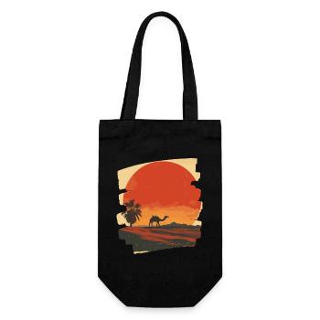 Camel - Gift Bag for Bottles - black - Front