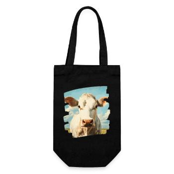 Éleveur de vaches - Sac à bouteille - noir - Devant