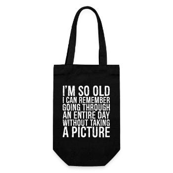 Je suis si vieux que je me souviens d’avoir traversé toute une - Sac à bouteille - noir - Devant