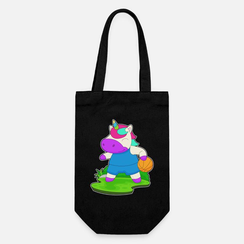 Licorne Basketteur Basketteur - Sac à bouteille - noir