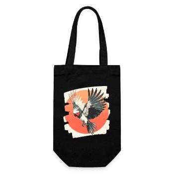 Cockatoo - Gift Bag for Bottles - black - Front