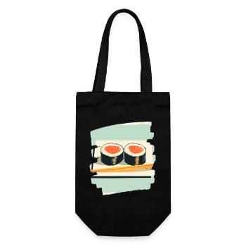 Sushi - Sac à bouteille - noir - Devant