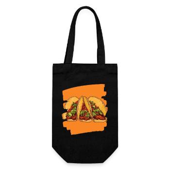 Taco - Geschenkbeutel für Flaschen - Schwarz - Vorne