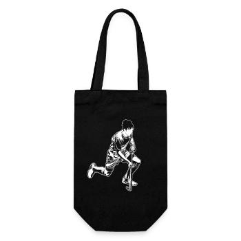 Joueurs de hockey sur gazon - Sac à bouteille - noir - Devant