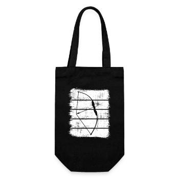 Bow hunting - Gift Bag for Bottles - black - Front