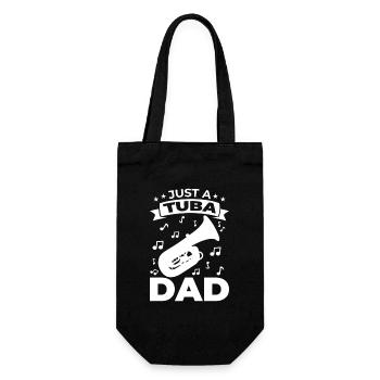 Père tuba - Sac à bouteille - noir - Devant
