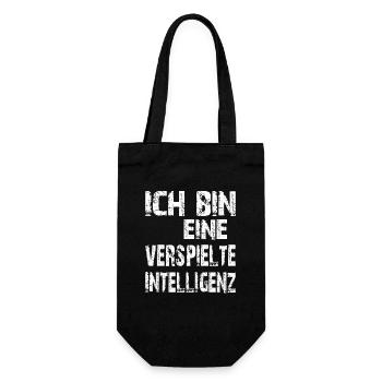 L’IA dit que je suis une intelligence ludique - Sac à bouteille - noir - Devant
