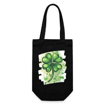 Trèfle de la Saint-Patrick - Sac à bouteille - noir - Devant