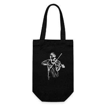 Geiger Line Drawing - Gift Bag for Bottles - black - Front