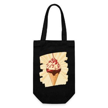 Cream Cream - Gift Bag for Bottles - black - Front