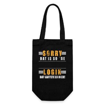 Name Personalizable Profession Gift Funny Saying - Gift Bag for Bottles - black - Front