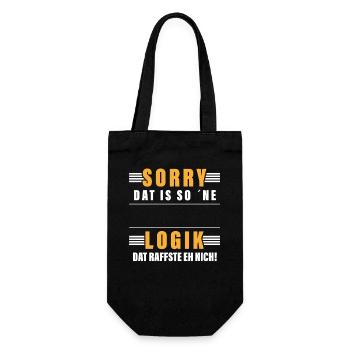 Profession Personalizable Name Gift Funny Saying - Gift Bag for Bottles - black - Front