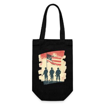 États-Unis 4 - Sac à bouteille - noir - Devant