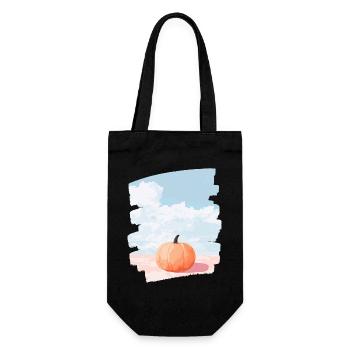 Pumpkin - Gift Bag for Bottles - black - Front