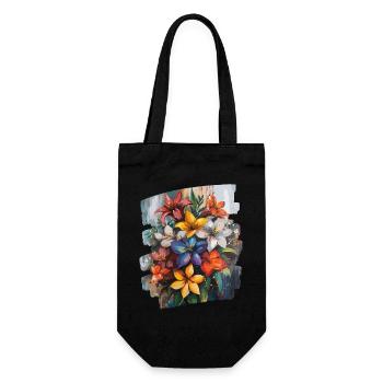 Printemps Printemps Début Fleur Fleurs - Sac à bouteille - noir - Devant