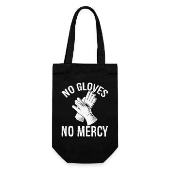Pas de gants, pas de pitié - Sac à bouteille - noir - Devant