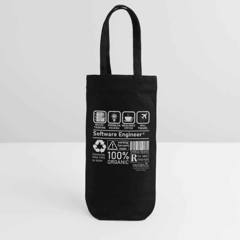 software engineer multi tasking problem solving Geschenkbeutel für Flaschen