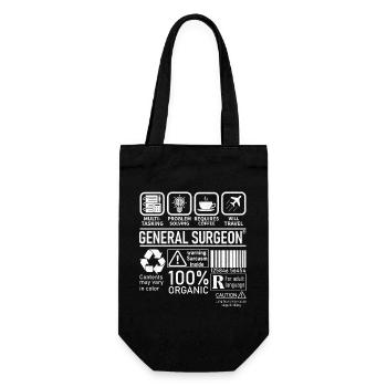 Chirurgien généraliste multitâche résolution de problèmes - Sac à bouteille - noir - Devant