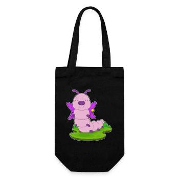 Baguette de fée chenille - Sac à bouteille - noir - Devant