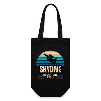 L’aventure du parachutisme fait appel au design vintage - Sac à bouteille - noir - Devant