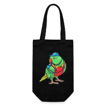 Parrot Referee Whistle - Gift Bag for Bottles - black - Front