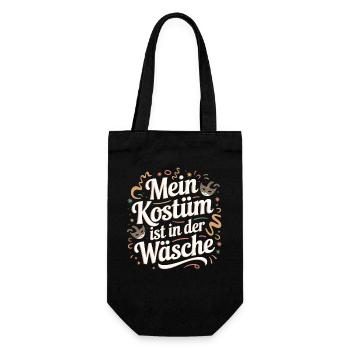Costume Is In The Lingerie Cologne Carnival Disguise - Gift Bag for Bottles - black - Front
