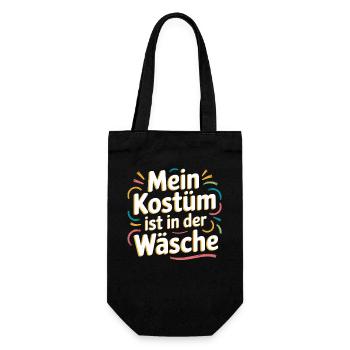 Costume Is In The Lingerie Cologne Carnival Disguise - Gift Bag for Bottles - black - Front