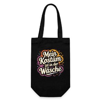 Costume Is In The Lingerie Cologne Carnival Disguise - Gift Bag for Bottles - black - Front