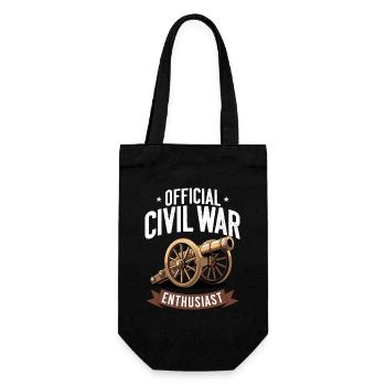 Passionné de la guerre civile Guerre civile américaine - Sac à bouteille - noir - Devant
