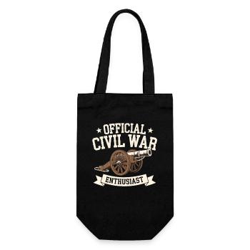 Civil War Enthusiast U.S. Civil War - Gift Bag for Bottles - black - Front